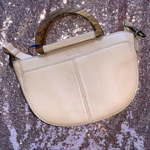 Rachel Roy Wood Handle Crossbody